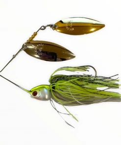 Booyah Covert Spinnerbait Nickel Gold Willow