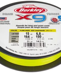 Accessories Berkley X9 Braid (Low-Vis And Flame Green)