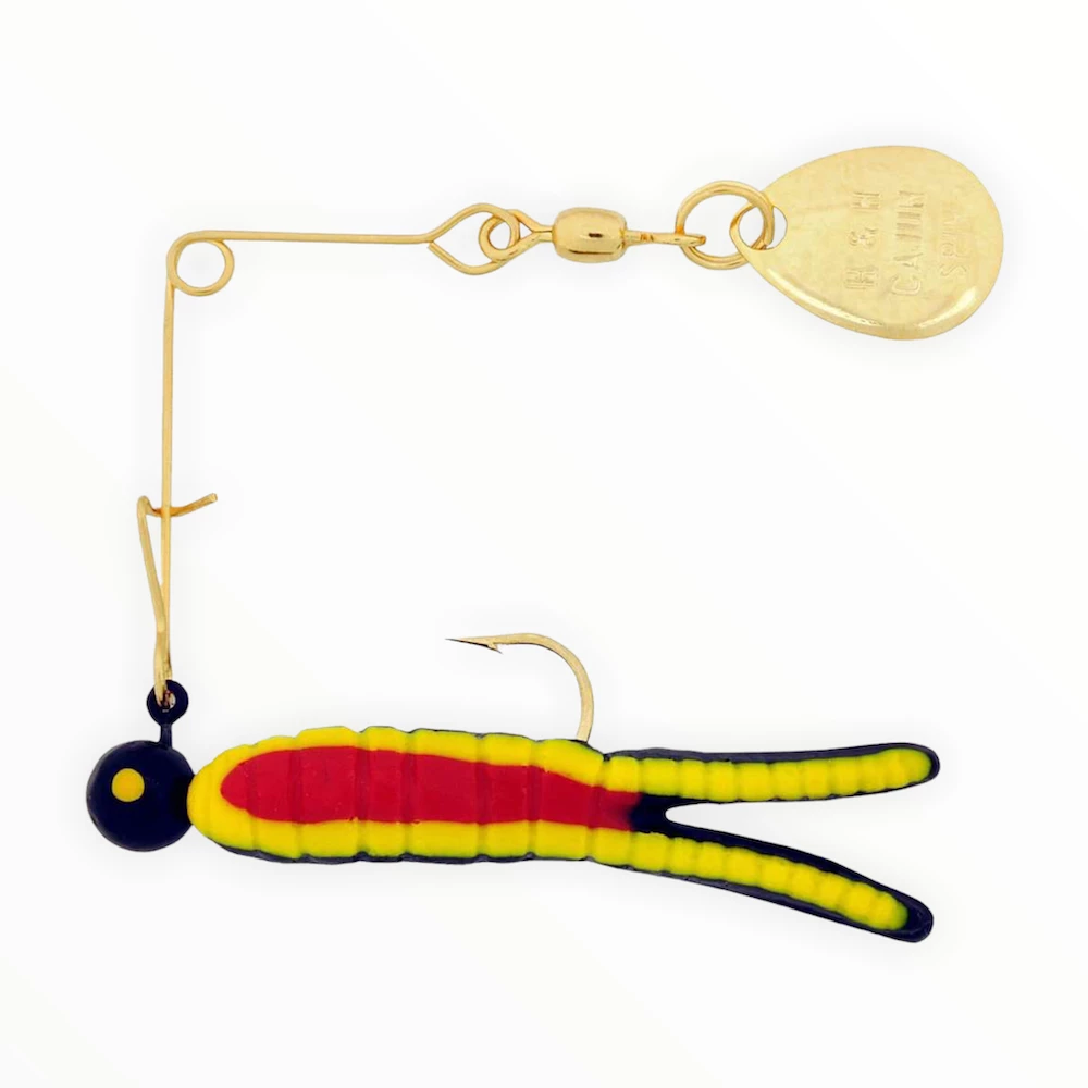 H&H Gold Cajun Split Tail Beetle Spins 1 H&H Gold Cajun Split Tail Beetle Spins