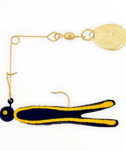 H&H Gold Cajun Split Tail Beetle Spins