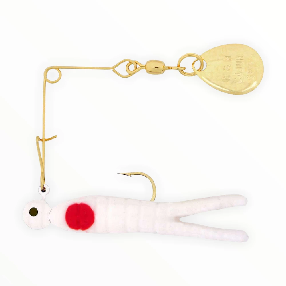 H&H Gold Cajun Split Tail Beetle Spins 5 H&H Gold Cajun Split Tail Beetle Spins