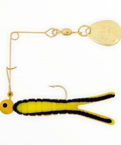 H&H Gold Cajun Split Tail Beetle Spins 11 H&H Gold Cajun Split Tail Beetle Spins