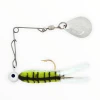 Spinnerbaits & Buzzbaits H&H Nickel Cajun Grub & Split Tail Beetle Spins