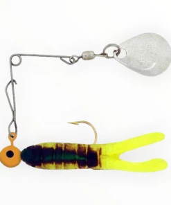 Spinnerbaits & Buzzbaits H&H Nickel Cajun Grub & Split Tail Beetle Spins 5 Spinnerbaits & Buzzbaits H&H Nickel Cajun Grub & Split Tail Beetle Spins