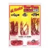 Tru Turn Blood Red Assorted Hooks 44ct Terminal Tackle